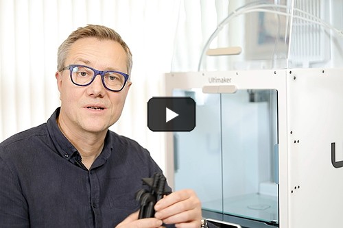 Kasper Østergaard fortæller om den nye 3D-printer