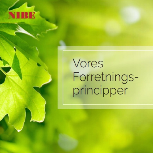 Nibe Gruppen forretningsprincipper