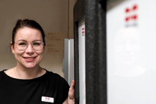 Lykke Strange Olsen foran METRO Delta