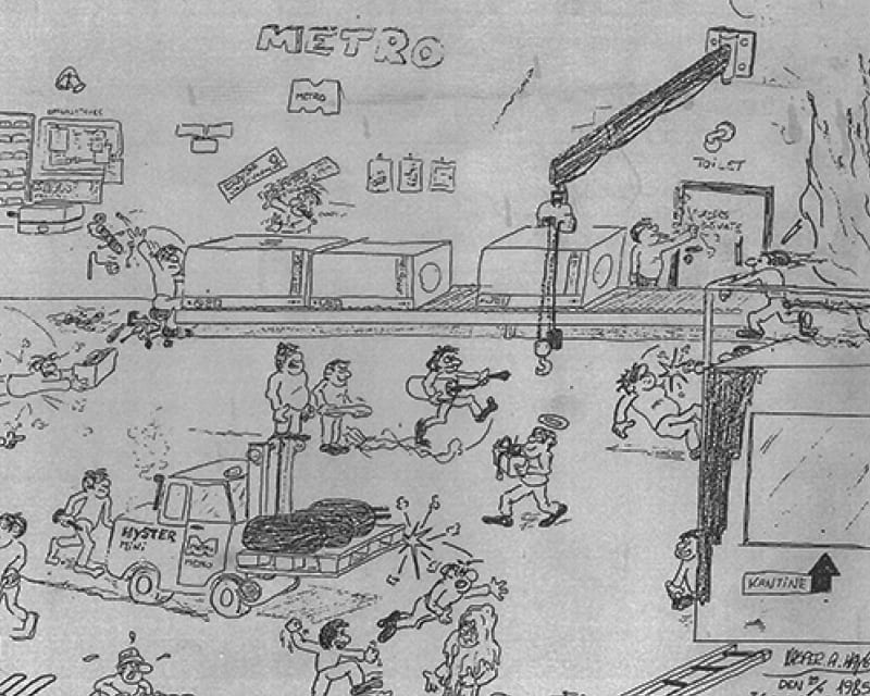 Karrikaturtegning
  METRO THERMs produktion