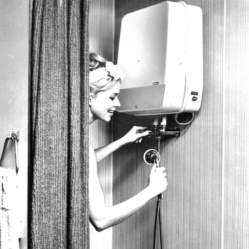 Dame i bad 1960-2