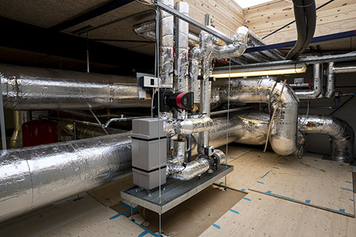Fjernvarmestationen fra METRO THERM hos Dancann Pharma