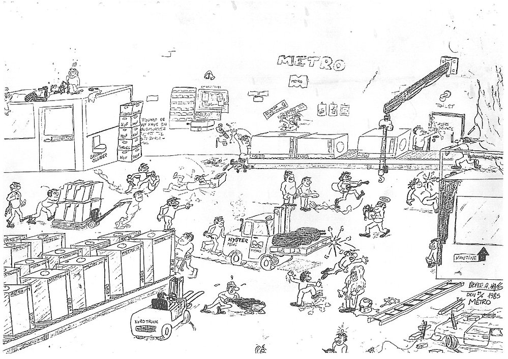 Karikatur fabrikken 1980