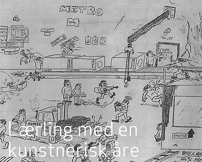 Karikatur fra fabrikken 1985