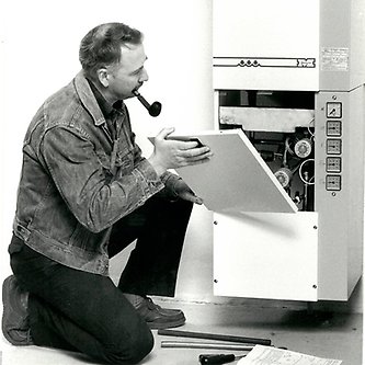 Mand med pibe 1980